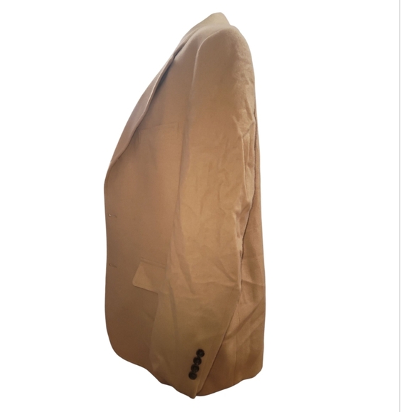 Brooks brothers tan camel hair blazer suit jacket 41 sport coat - Picture 8 of 10